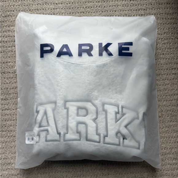 PARKE Ribbed Gray Sweatshirt XXL - Picture 5 of 5
